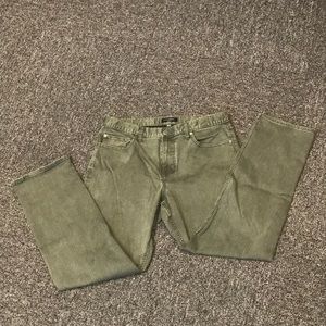 Banana Republic green chord pants 35x32